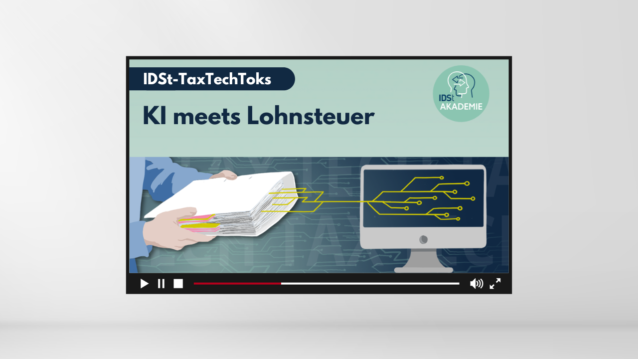 IDSt-TaxTechToks "KI meets Lohnsteuer""